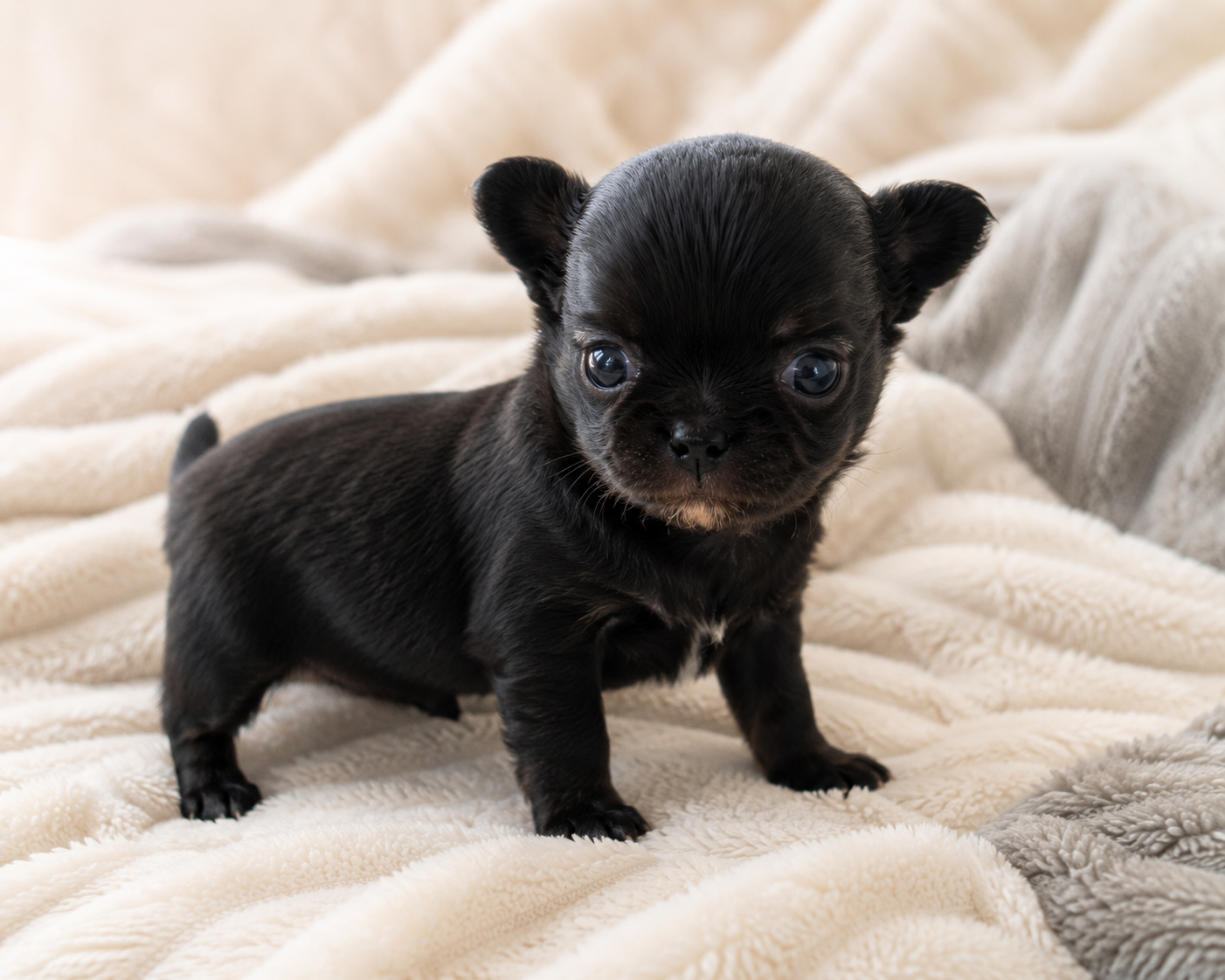 Chiot A – Chihuahua LOF ♂ – Petit Format – Des Songes d'Ambre