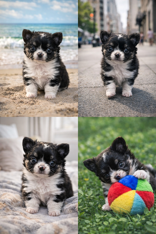Baccarat Baby-Ice | Chihuahua LOF ♂ | Petit Format | Des Songes d'Ambre